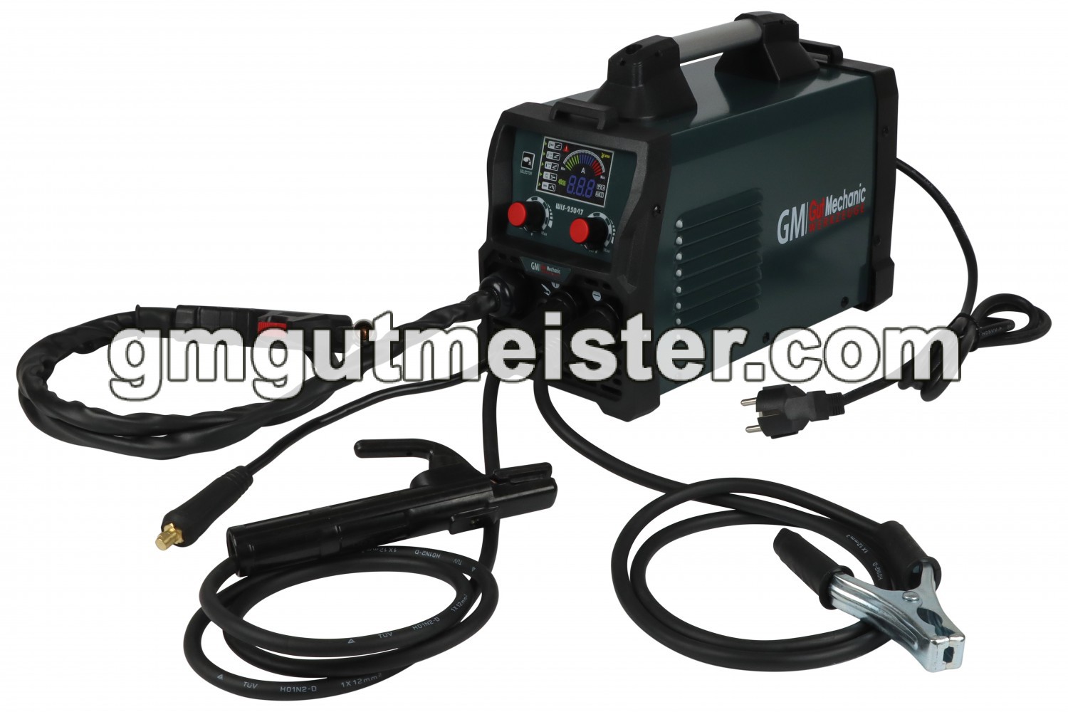 ІНВЕРТОР ЗВАРЮВАЛЬНИЙ MIG/MMA/TIG (НАПІВАВТОМАТ) GUT MECHANIC 4.7KVA 50-250A ЕЛЕКТРОДИ 0.8-1MM WIS25047 - фото 2